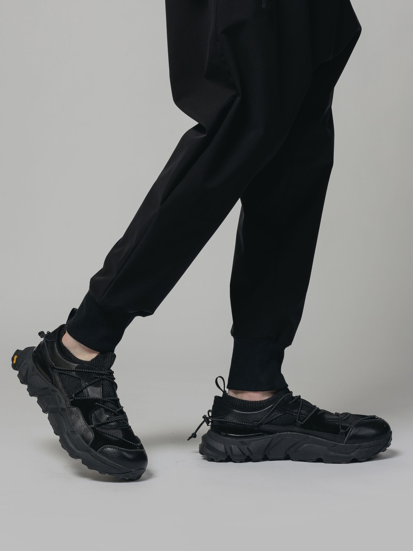 撥水リブパンツ