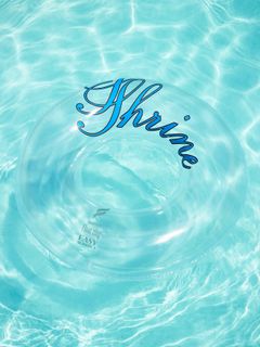クリアロゴ浮き輪 "Float Ring"