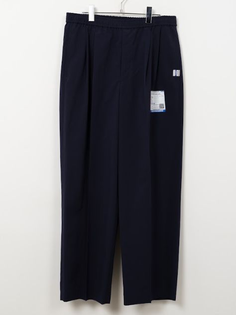 ウールスラックス - WOOLY SHARKSKIN TROUSERS (NAVY)