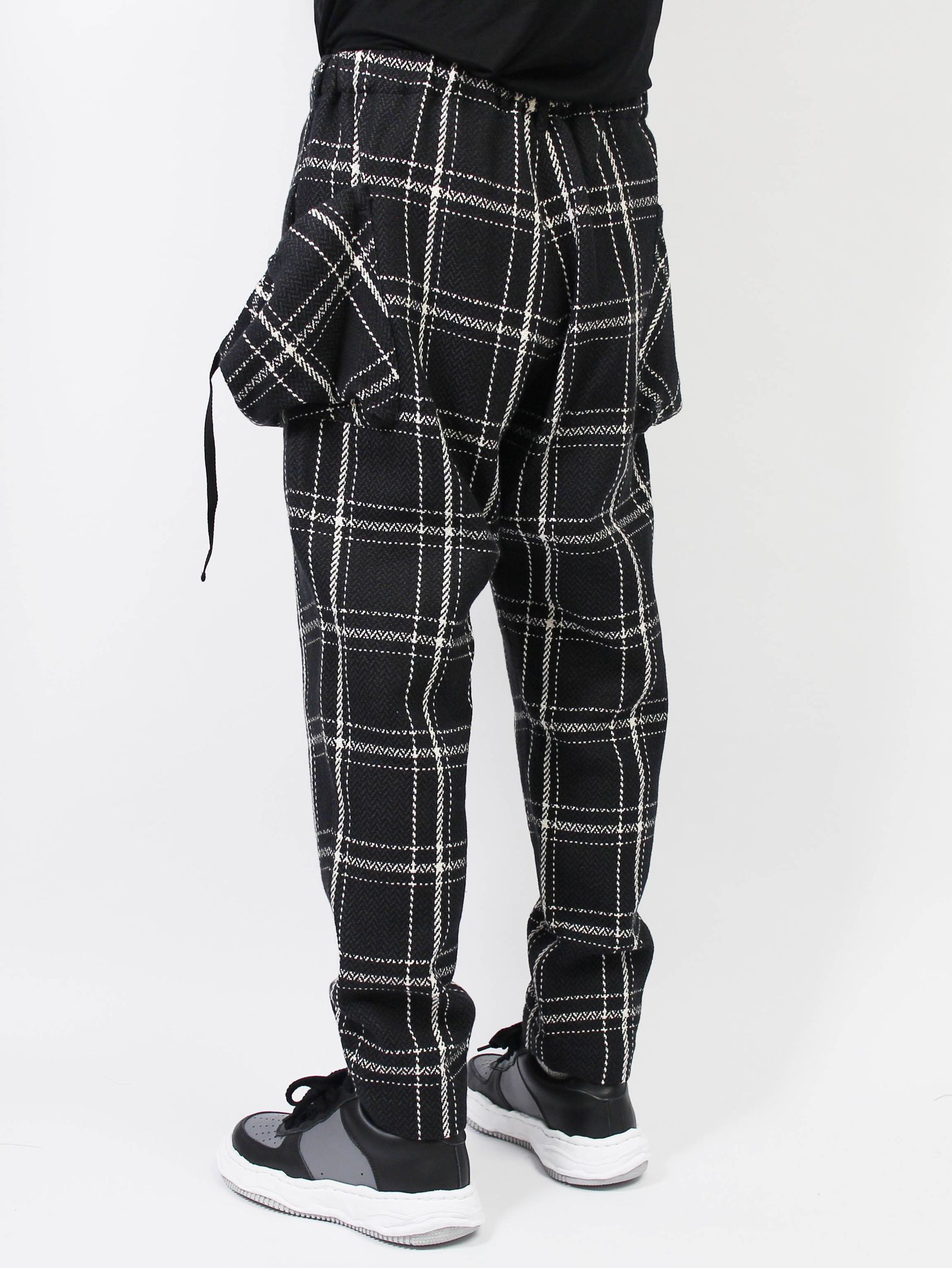 MEXCAN BLANKET POCKET PANTS - Ombre check - - ブランケットポケットパンツ
