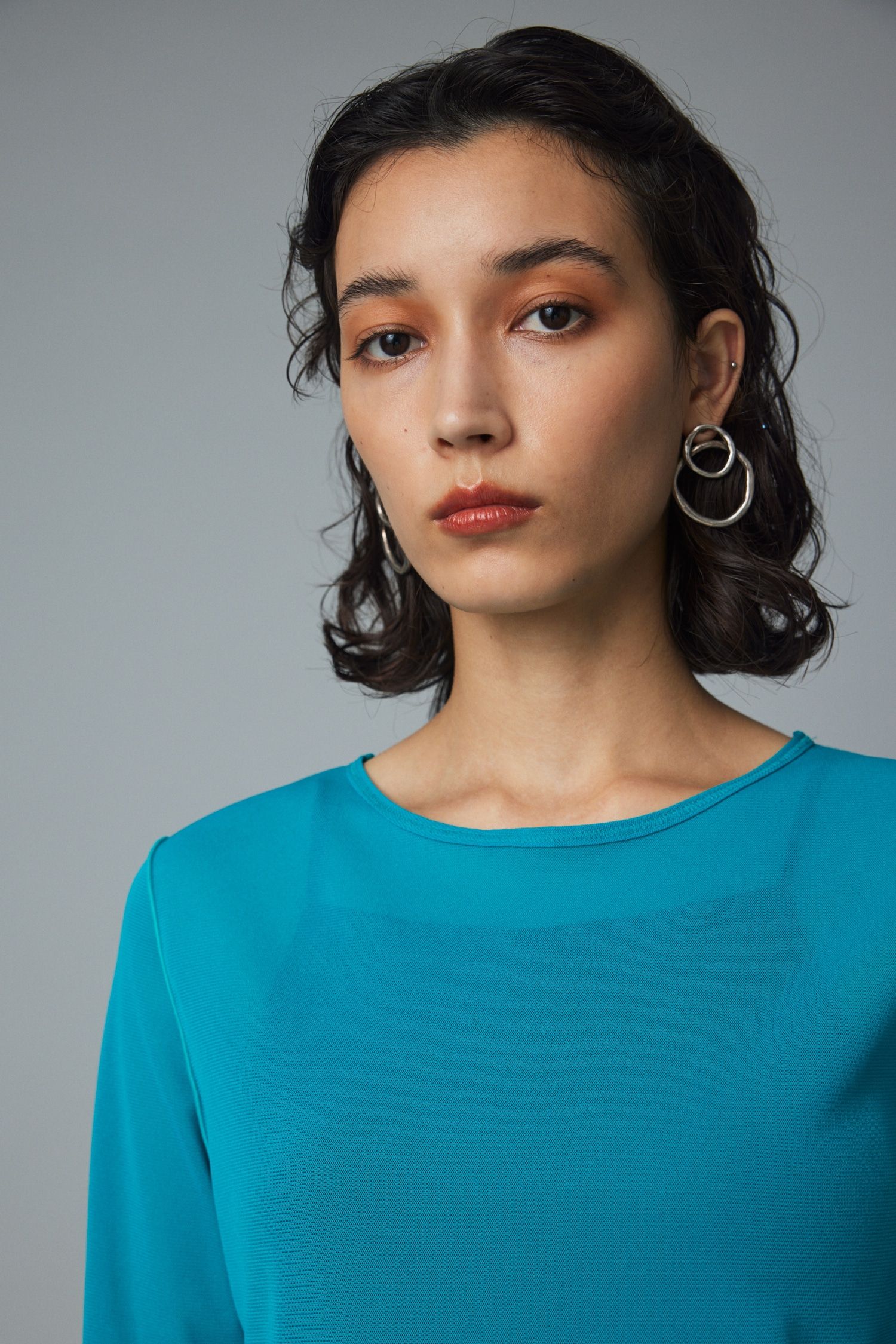 メッシュインナートップス - Mesh inner color tops - TQ