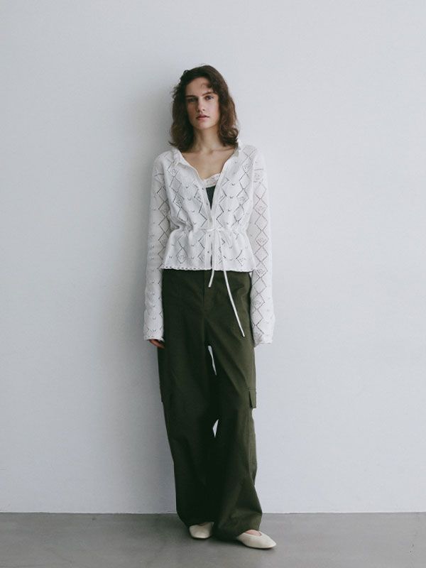 チノクロススティフカーゴパンツ (KHAKI)