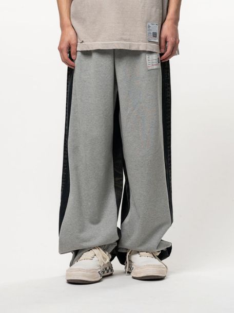 コンバインド スウェット デニム パンツ - Combined Sweat Denim Pants（INDIGO)