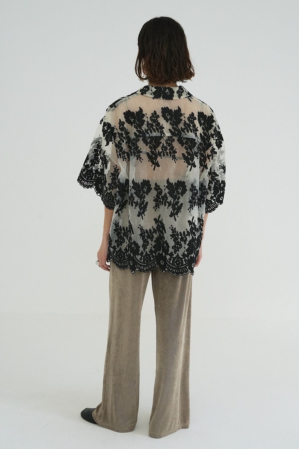 【完売商品】クラネSHEER FLOWER LACE SHIRTS SHEER FLOWER LACE SHIRTS｜TOPS(トップス)｜CLANE OFFICIAL