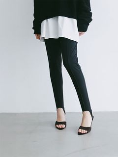 ハイストレッチトレンカ (BLACK)