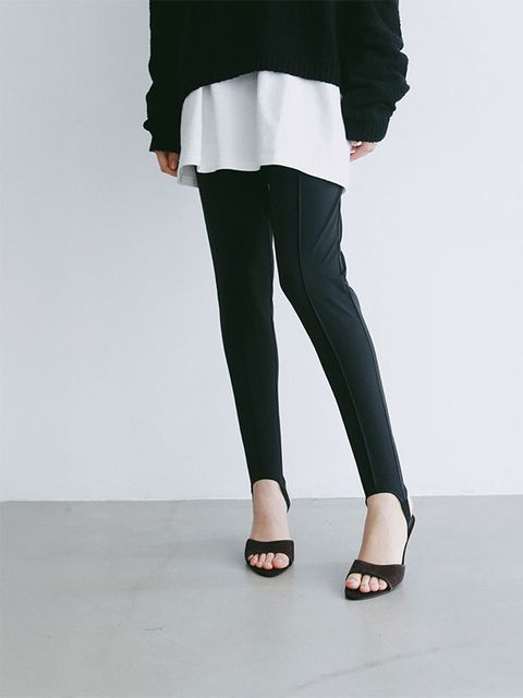 ハイストレッチトレンカ (BLACK)