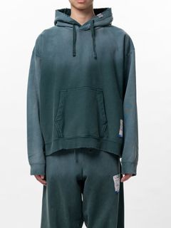 ディストレストフーディ/ パーカー - DISTRESSED HOODIE - GREEN