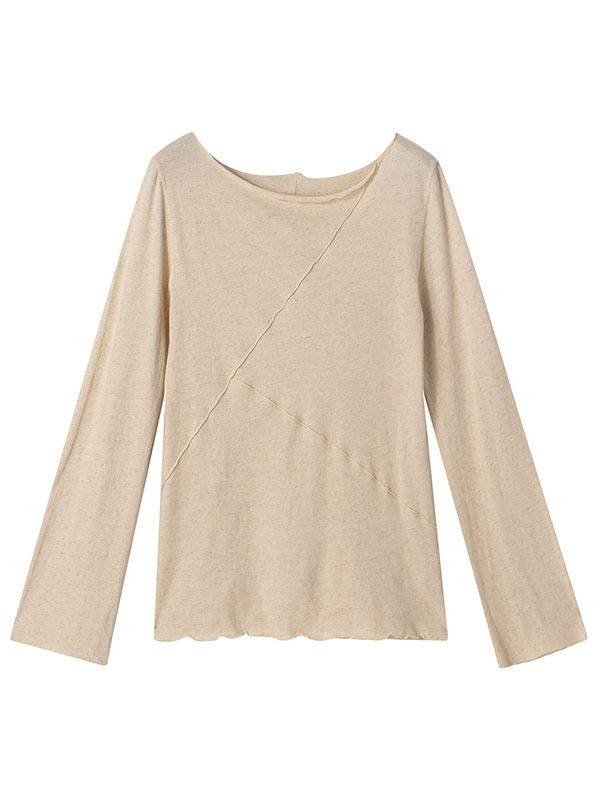 メローデザイントップス - BEIGE