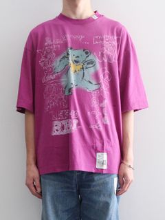ディストレストTシャツ - Distressed T-shirt - PURPLE