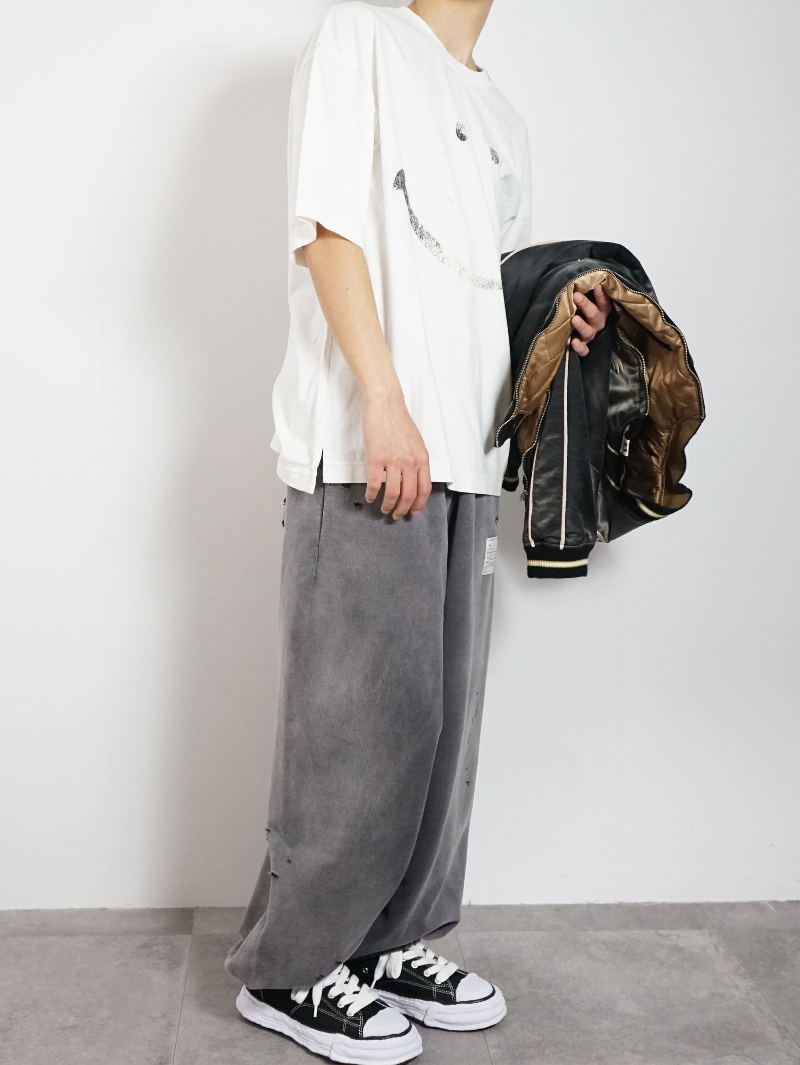 ミハラヤスヒロ 25SS｜スカジャン×ワイドパンツで魅せる最新ストリートコーデ