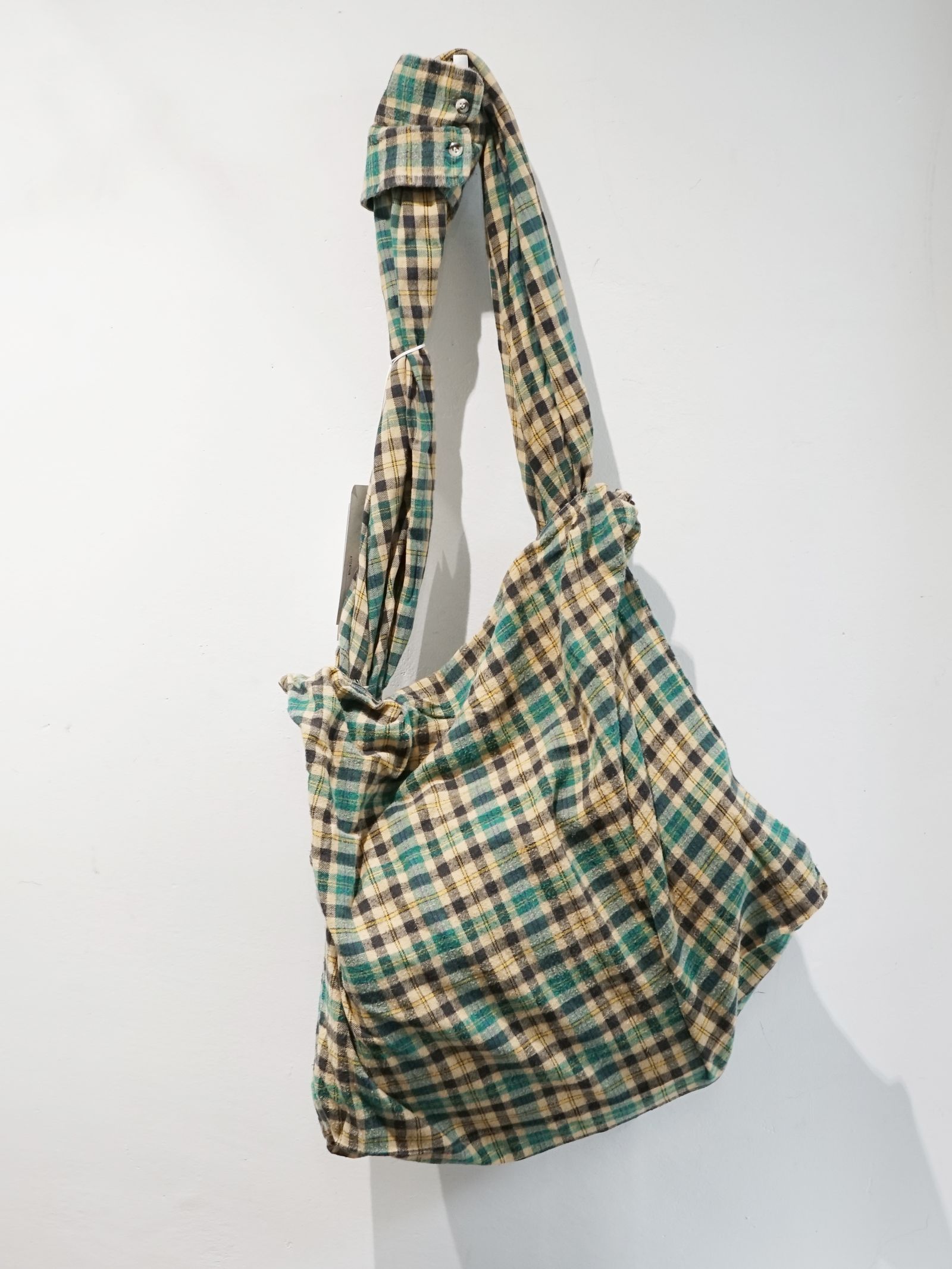 SEVEN BY SEVEN - リワーク シャツ バッグ - REWORK SHIRT BAG