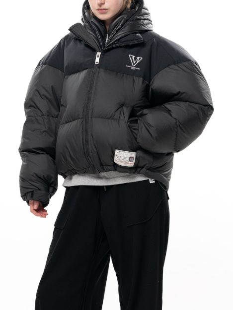 【レディース】 フードダウンブルゾン - HOODED DOWN BLOUSON - BLACK