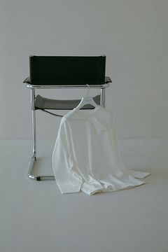 SLIT LONG TEE WHITE - スリット ロングスリーブ カットソー