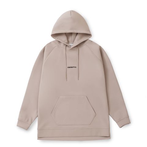 刺繍ロゴパーカー - EMBROIDERY LOGO HOODIE - SAND BEIGE