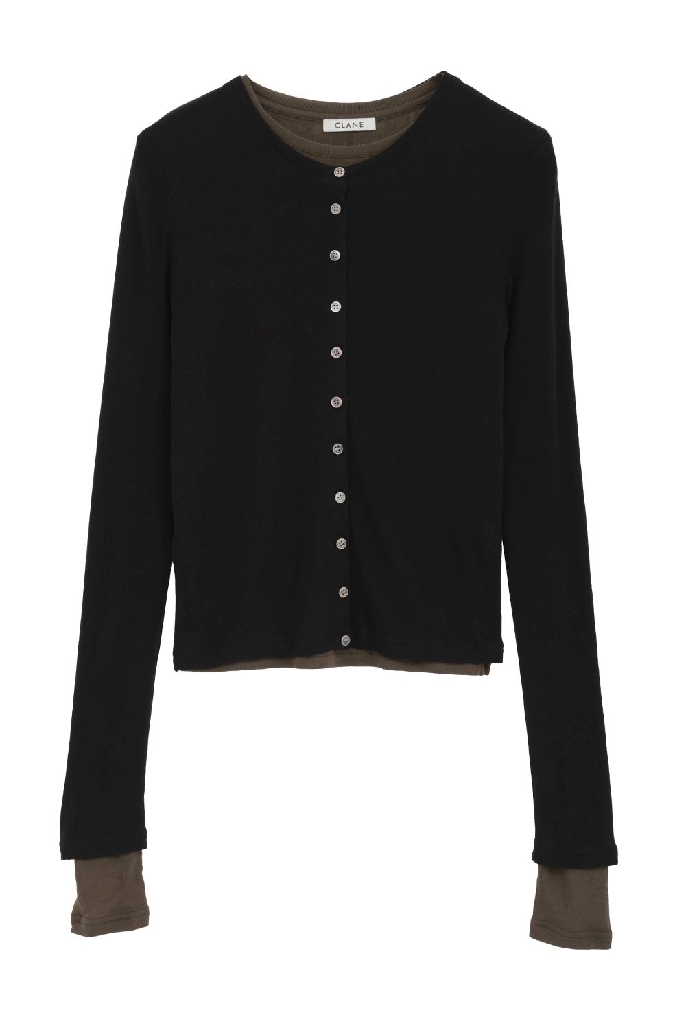ソフトシアーレイヤードトップス - SOFT SHEER LAYERED TOPS(BLACK)