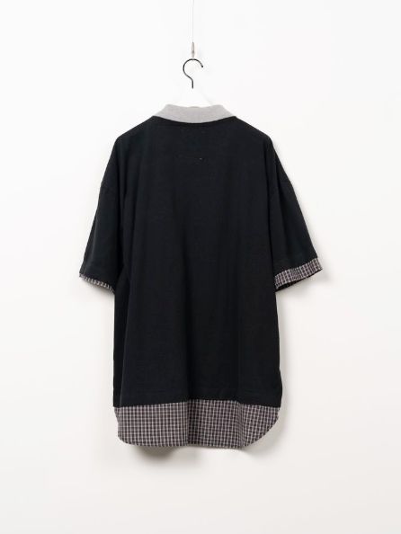 トリプル レイヤード Tシャツ - Triple Layered T-shirt (BLACK)