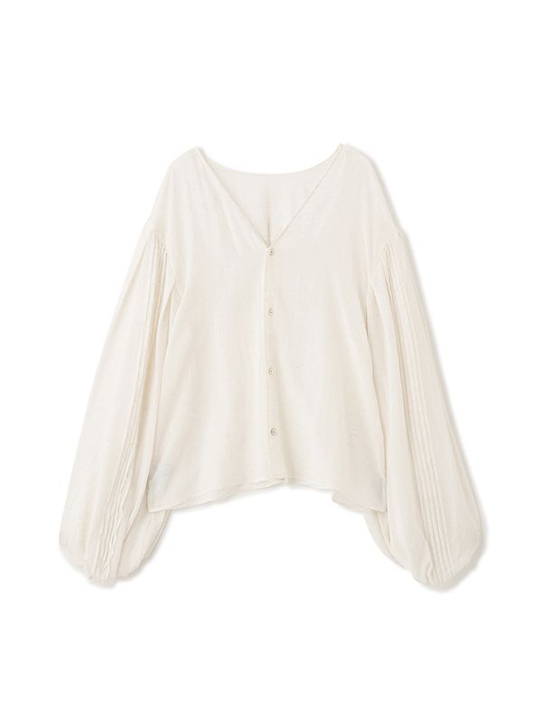 ボリュームスリーブ2wayトップス (WHITE)