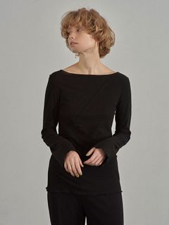 メローデザイントップス - BLACK