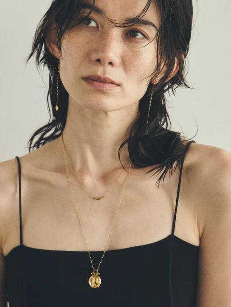 シェルフネックレス GD （S-60cm）