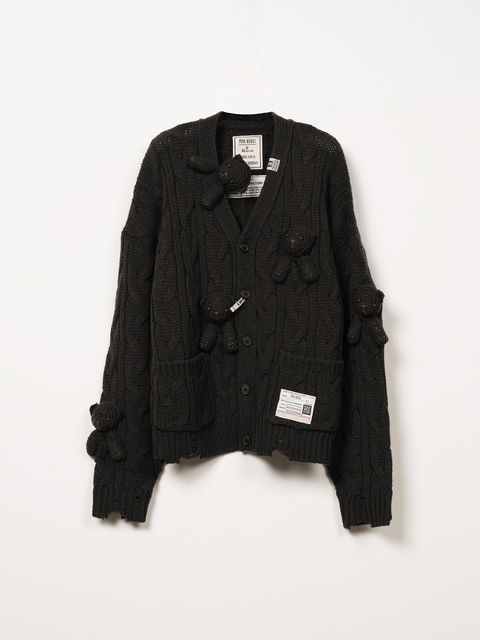 PINK HOUSE(ピンクハウス）ニットカーディガン（BLACK）