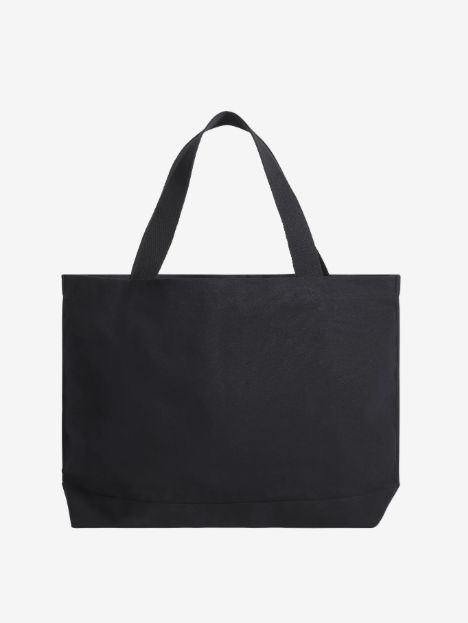 ハンドライティングロゴ トートバッグ - BLACK