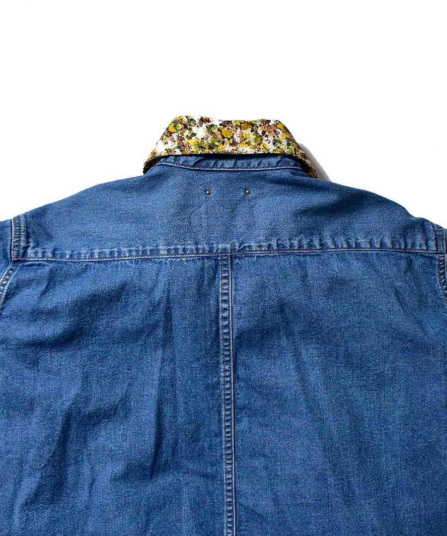 KIDILL - ハッピデニムシャツ - HIPPIE DENIM SHIRT - DISTRESSED ...