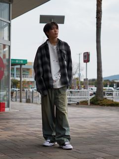 ミハラ定番デニム＋ドッキングデザインでつくるデイリースタイル