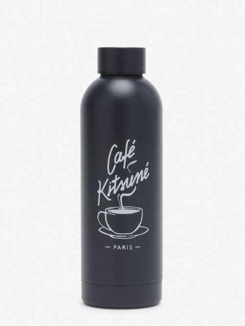 ホーム カフェ キツネ コーヒー カップ サーモス 500ML - BLACK