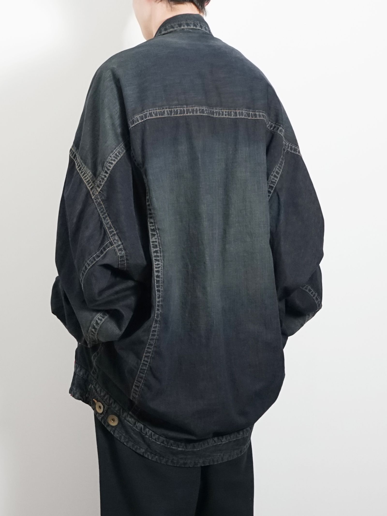 Maison MIHARA YASUHIRO - スーパービッグデニムジャケット - Huse Super Big Denim Jacket -  INDIGO | ADDICT WEB SHOP