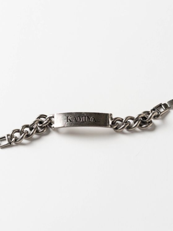 アイディー ブレスレット - KAMIYA ID Bracelet - BLACK（いぶし加工）
