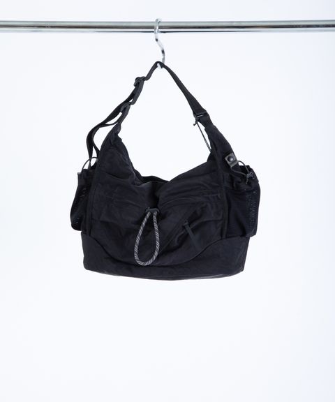EXTURED TWILL 2 WAY SHOULDER TOTE / エフシーイー テクスチャード ツイル 2ウェイ ショルダー トート（BLACK）