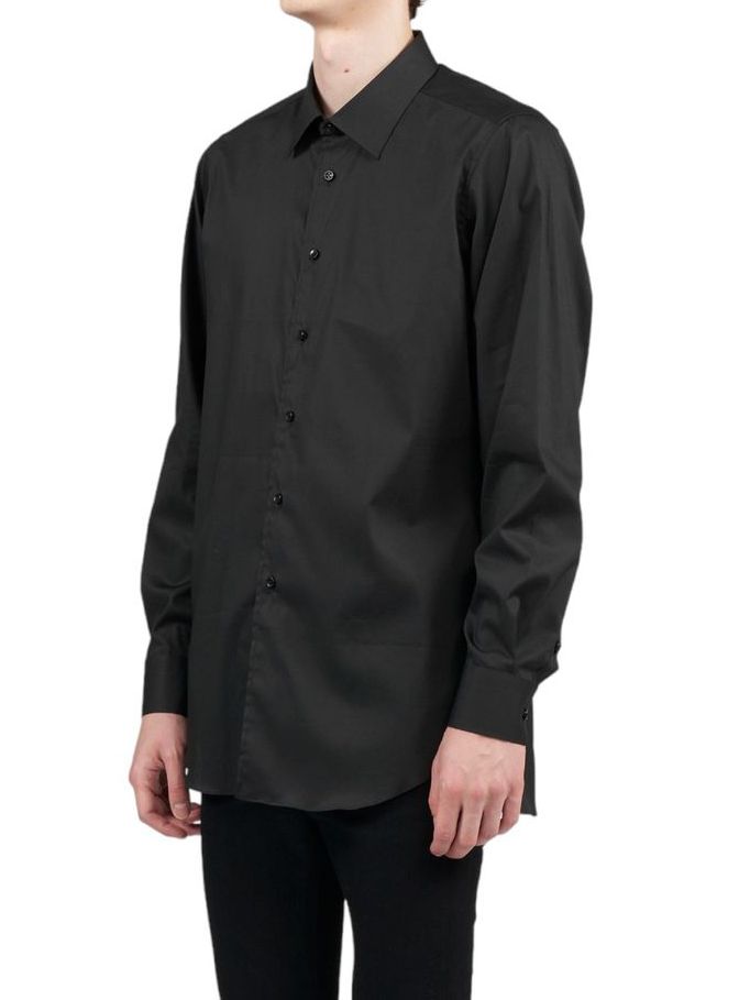ブロードストレッチ レギュラーシャツ - ブラック - 50's Broad Stretch Regular SH