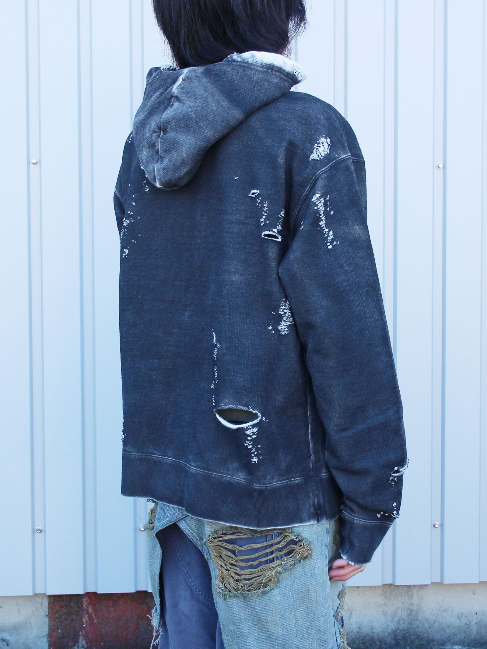 オーバースプレイドフーディー - Over Sprayed Hoodie