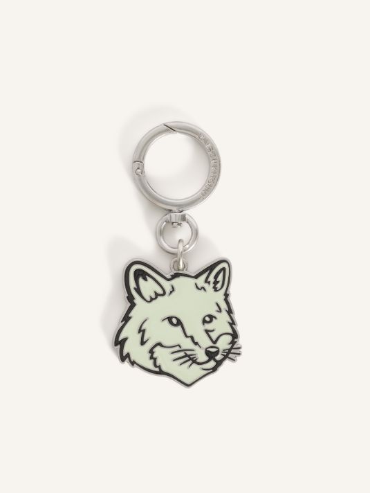 フォックスヘッド チャーム / キーホルダー (aloe green)