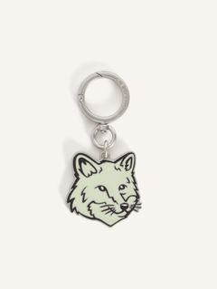 フォックスヘッド チャーム / キーホルダー (aloe green)