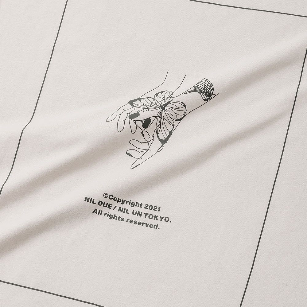 ロゴスリーブカットソー - LONG SLEEVE TATTOO TEE USED IVORY
