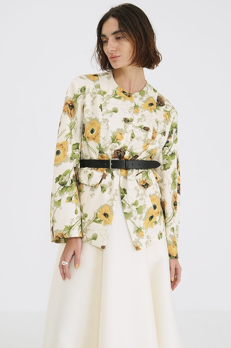 CLANE - フラワーリボントップス - SCARF FLOWER RIBBON TOPS | ADDICT 
