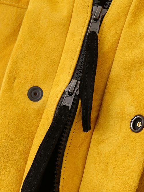 レザーマウンテンパーカー - LEATHER MOUNTAIN PARKA -YELLOW