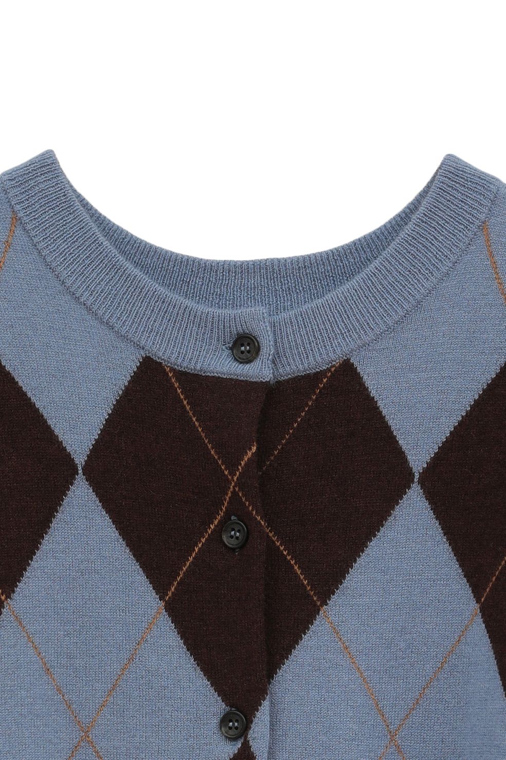 アレンジニットトップス - ARRANGE KNIT TOPS BLUE