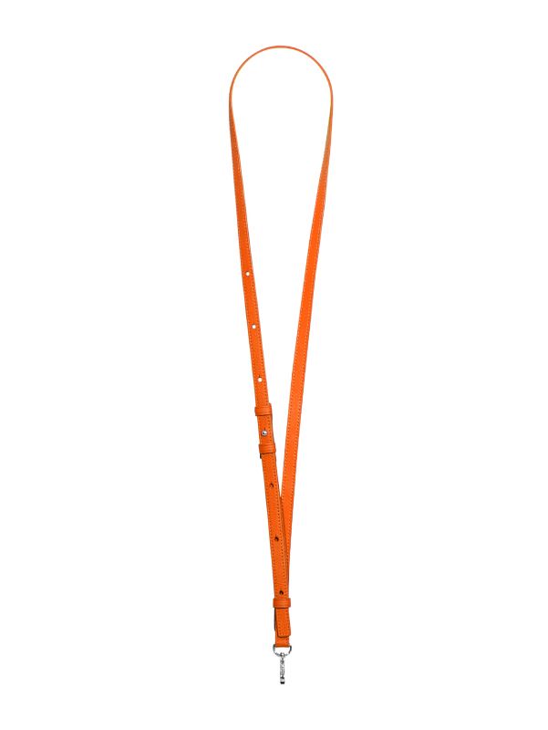 アイフォンケース レザーストラップ ｜STRAP 130cm (オレンジ)