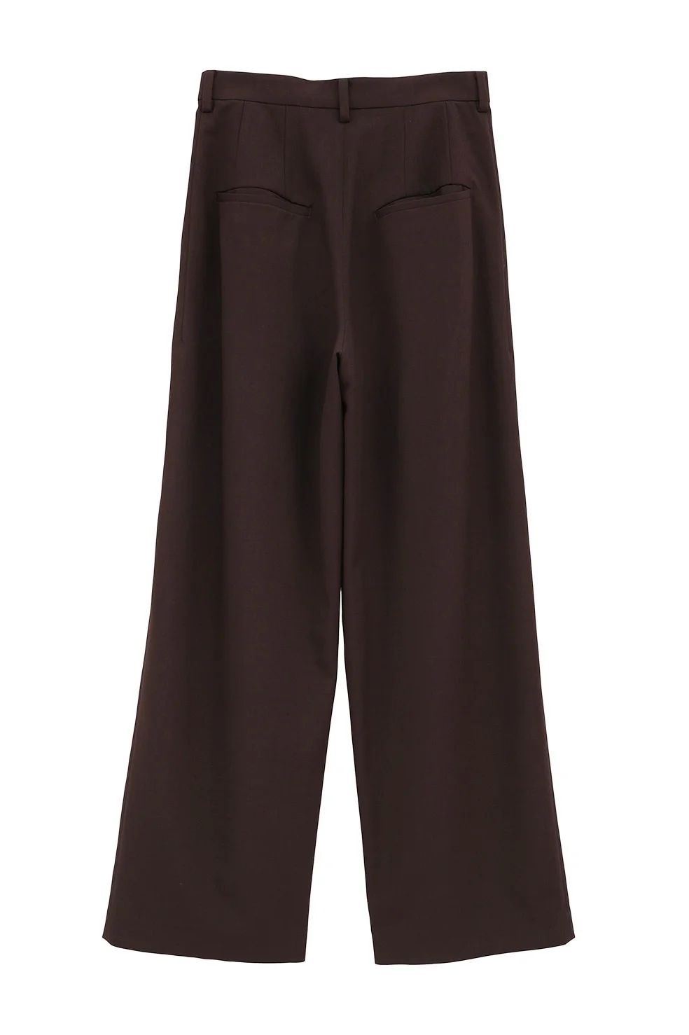 【25AW】 ベーシックタックパンツ -  BASIC TUCK PANTS (BROWN)