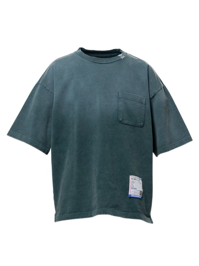 ディストレスト Tシャツ - Sun Faded Like Distressed Pocket T-shirt (GREEN)