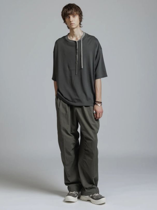 スーピマコットン カットソー - SUPIMA COTTON S/S T-SHIRT ( B-DARK GRAY)