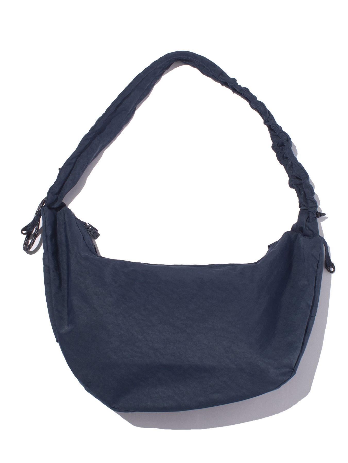 テクスチャード ツイル ボディバッグ  / TEXTURED TWILL BODY BAG （Navy)
