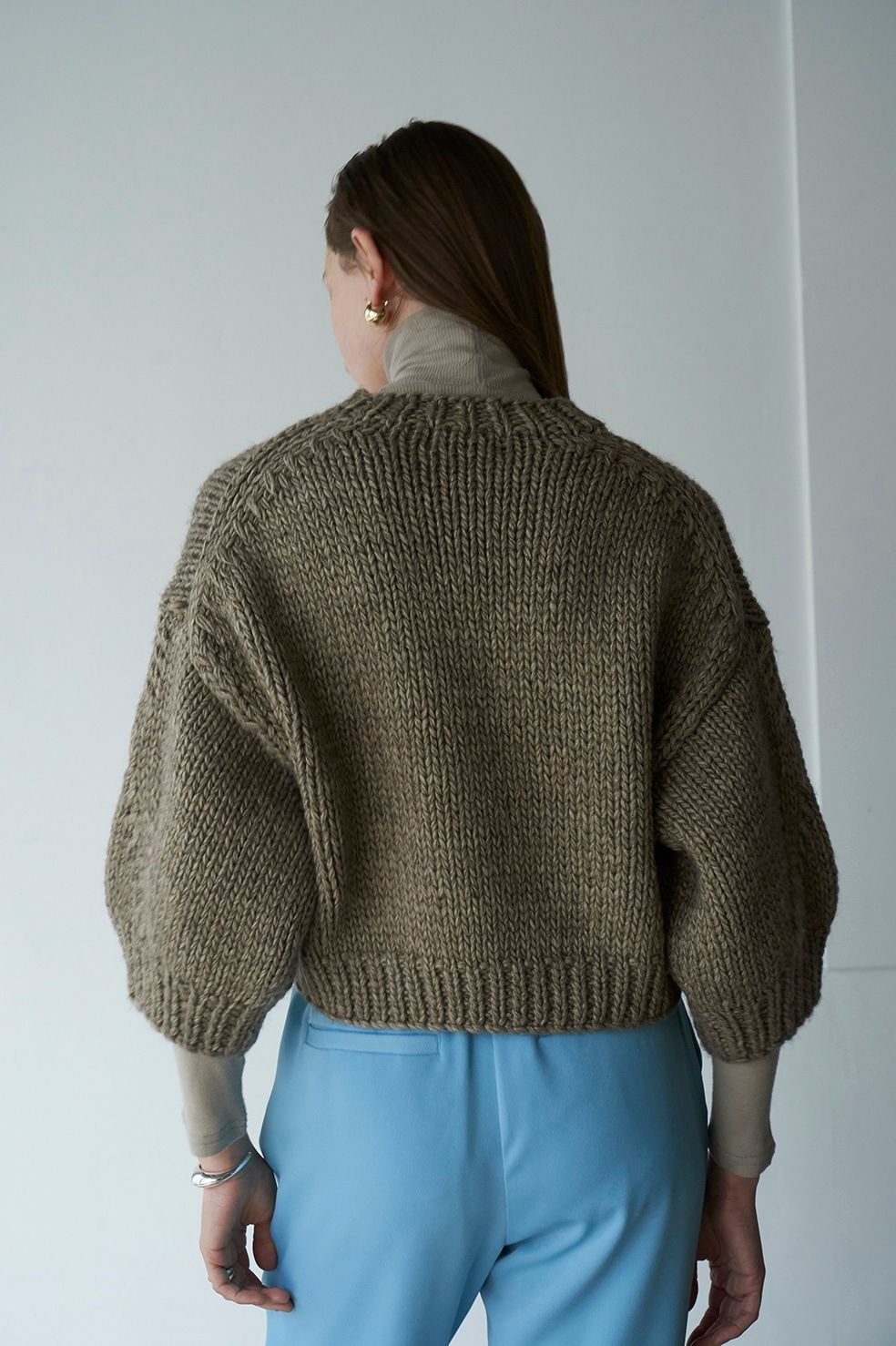 CLANE - ドーム型ニットトップス - DOME HAND KNIT TOPS -BEIGE ...