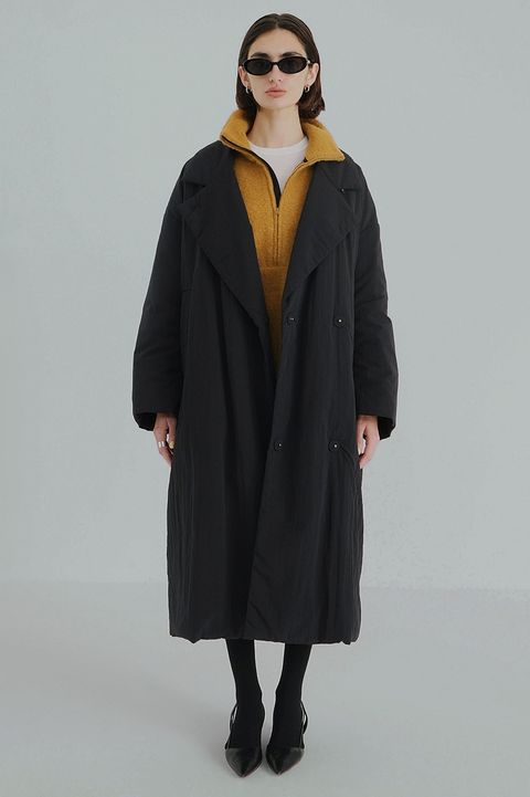 カラーダウン チェスターコート ブラック - COLOR DOWN CHESTER COAT