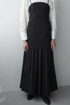 ボリューム マキシ スカート  -  VOLUME MAXI SKIRT - BLACK
