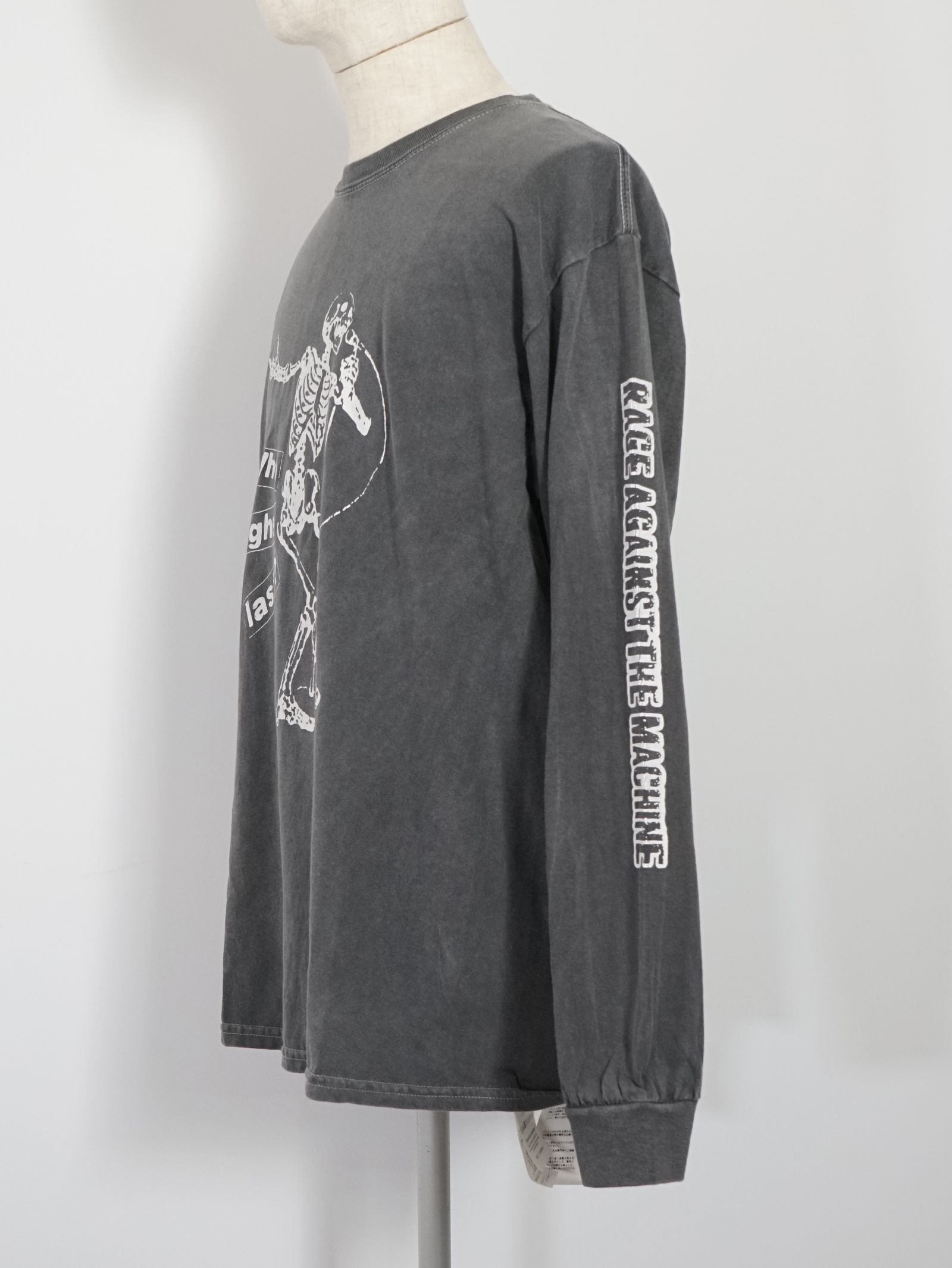 RATMコラボ プリントTシャツ ロンT  - RATM LAUGHS LAST TEE - BLACK