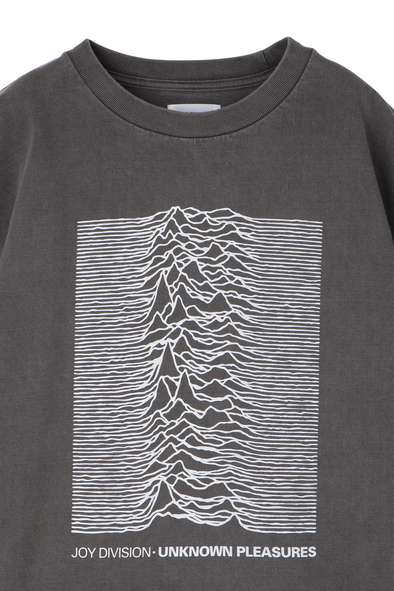 × JOY DIVISION UNKNOWN PLEASURES TEE (BLACK) - プリントティーシャツ