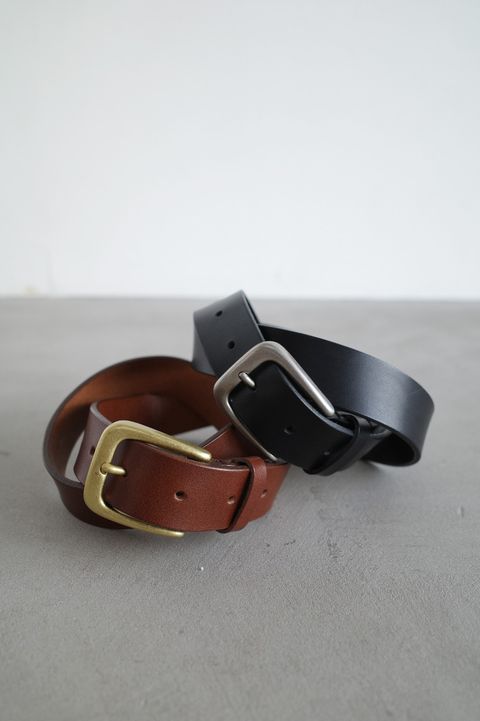 カウレザーベルト - GENUINE LEATHER BELT(92.5cm)